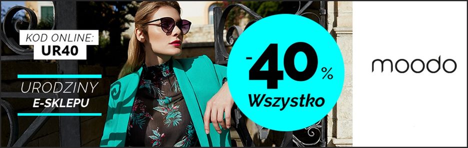 40% zniżki na 5. urodziny sklepu Moodo! Zobacz, co warto teraz kupić!