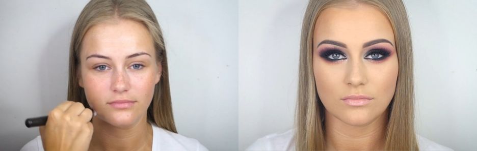 Kolorowe smoky eyes - krok po kroku