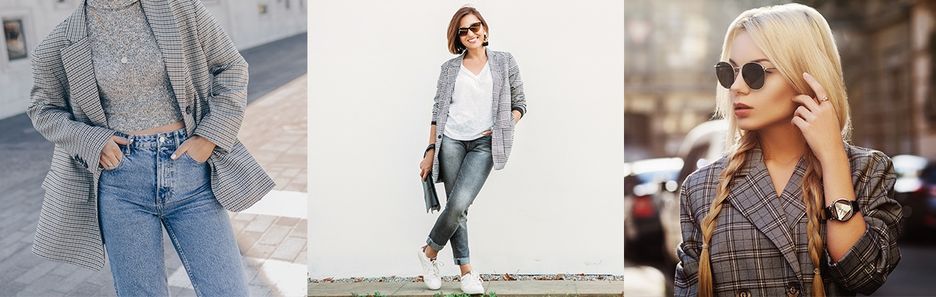 Szara marynarka damska w modnych stylizacjach. Sprawdź, z czym ją zestawiać i na jakie okazje pasuje