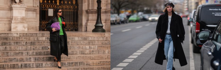Jak nosić czarny płaszcz? Stylizacje gwiazd i influencerek to najlepsza wskazówka. Zainspiruj się!