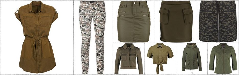 Wybór stylistki: styl militarny