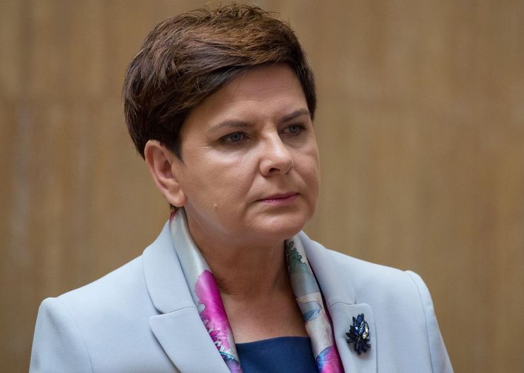 „Wpadka" Beaty Szydło. W takim stroju polityczka udzieliła wywiadu