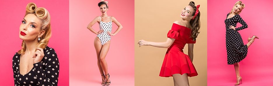 Pin-up girl - poznaj trend, charakterystyczne elementy stylu pin-up girls i stwórz modną stylizację!