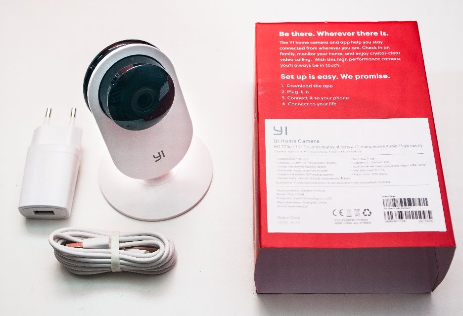 Xiaomi Yi Home kamera i pudełko