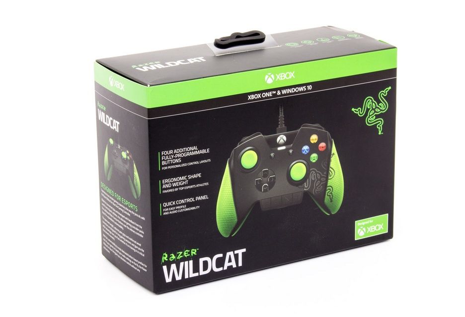 Razer Wildcat - przód pudełka