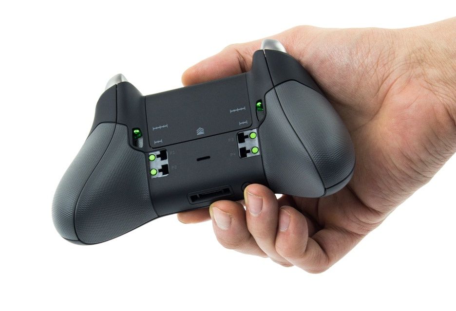 Xbox Elite - spód bez zamontowanych łopatek