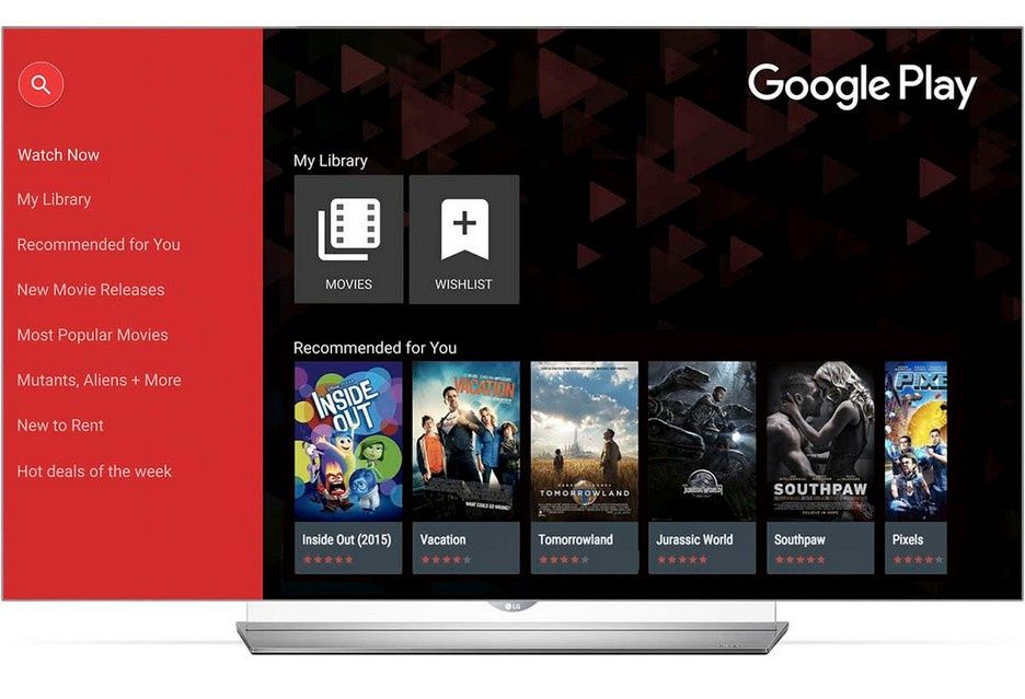 Filmy Google Play LG