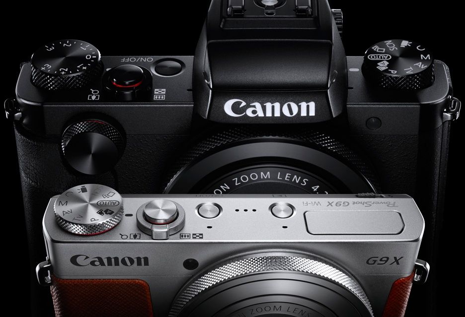 Canon G5 X G9 X widok przód góra