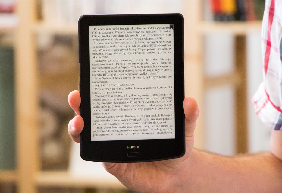 inkBOOK Prime czytanie