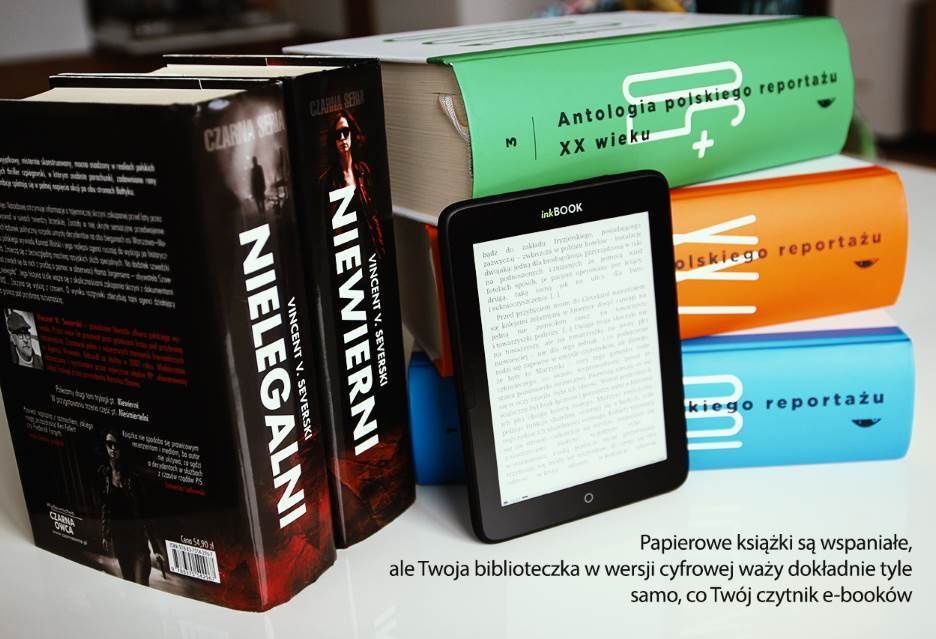 czytniki ebooków vs papier
