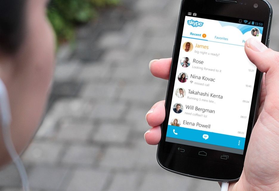 Skype na Androida