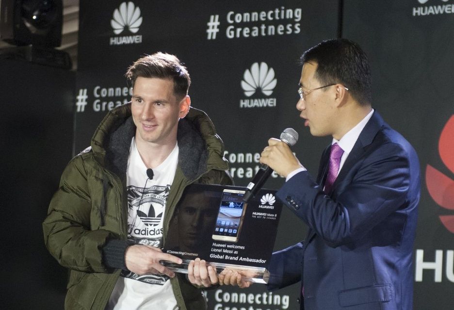 Huawei Lionel Messi ambasadorem marki