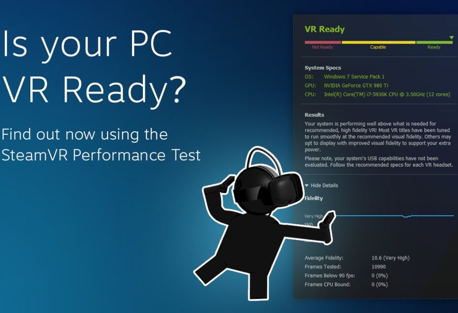 Steam VR performance test