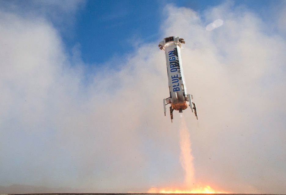 Blue Origin trzecie lądowanie