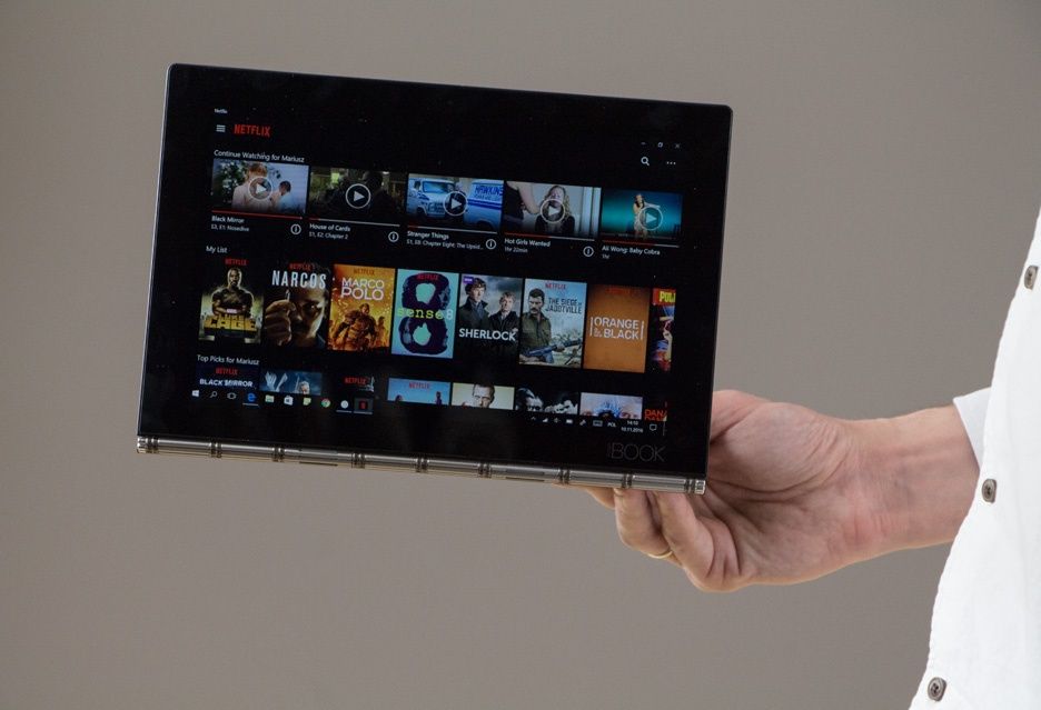 Lenovo Yoga Book Netflix