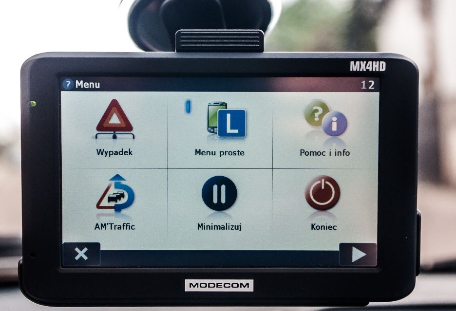 MODECOM FreeWAY MX4HD menu AutoMapy2