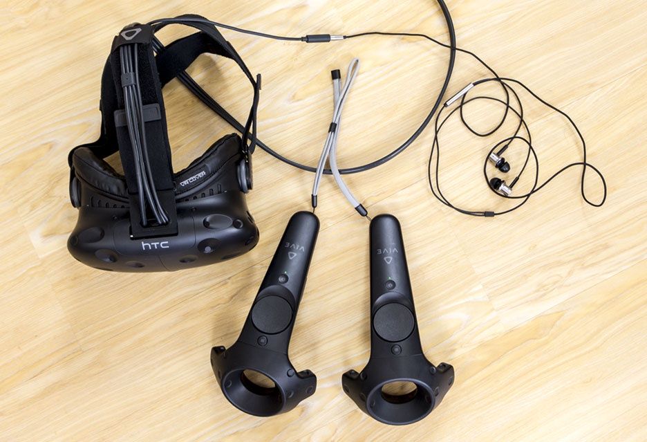 htc vive gogle i kontrolery