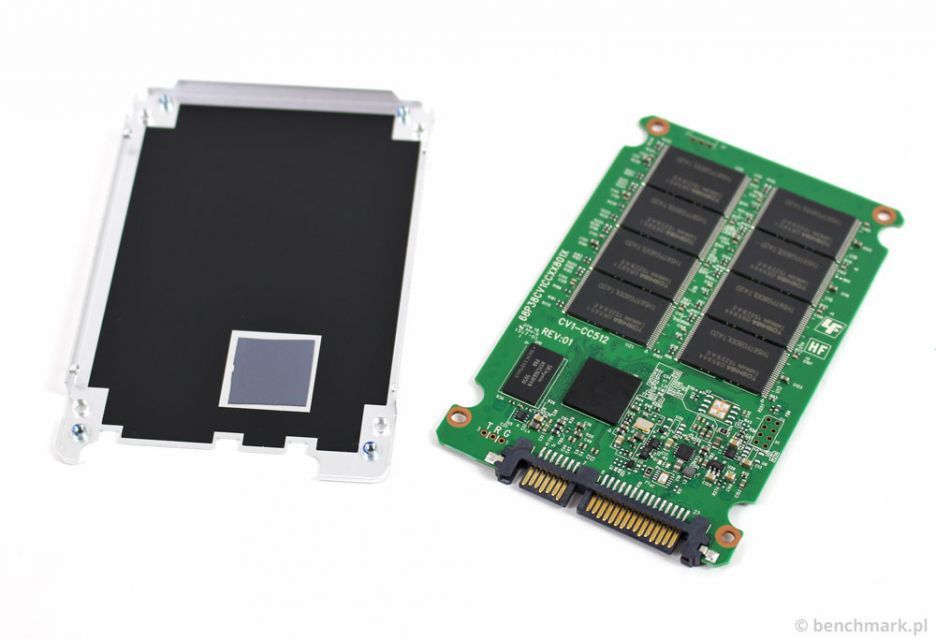 Plextor M6V - wnętrze dysku SSD