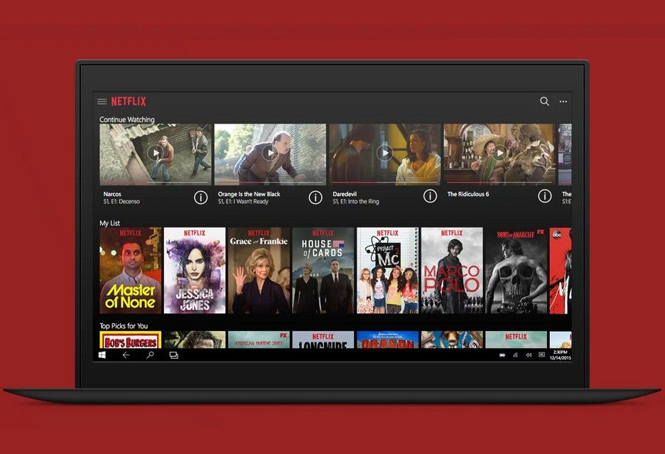 Netflix laptop