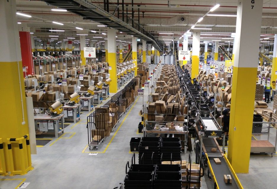 magazyn Amazon widok ogólny