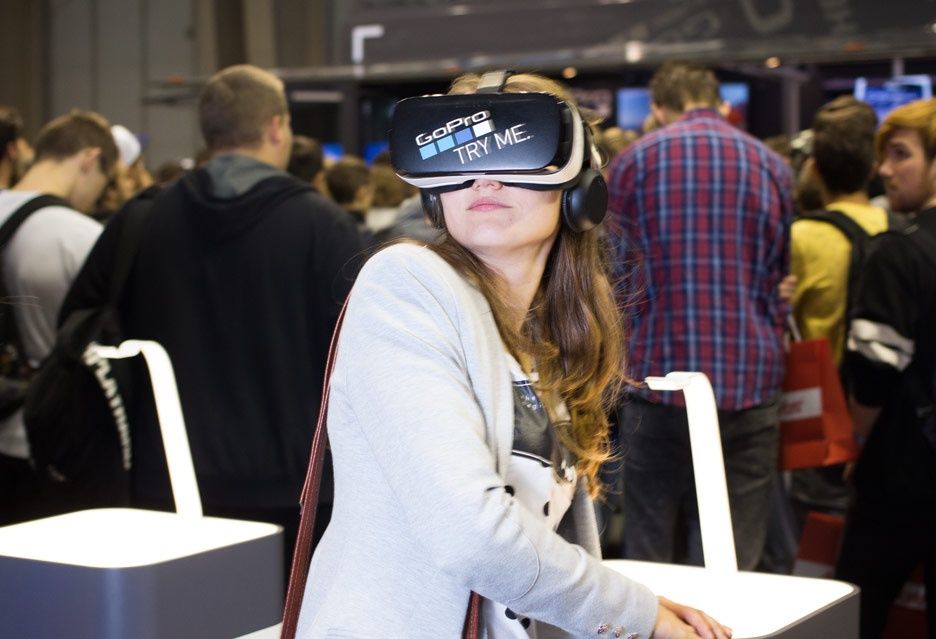 PGA 2016 - gogle Samsung i obraz z kamer GoPro
