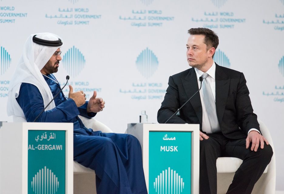 Musk podczas World Government Summit 2017