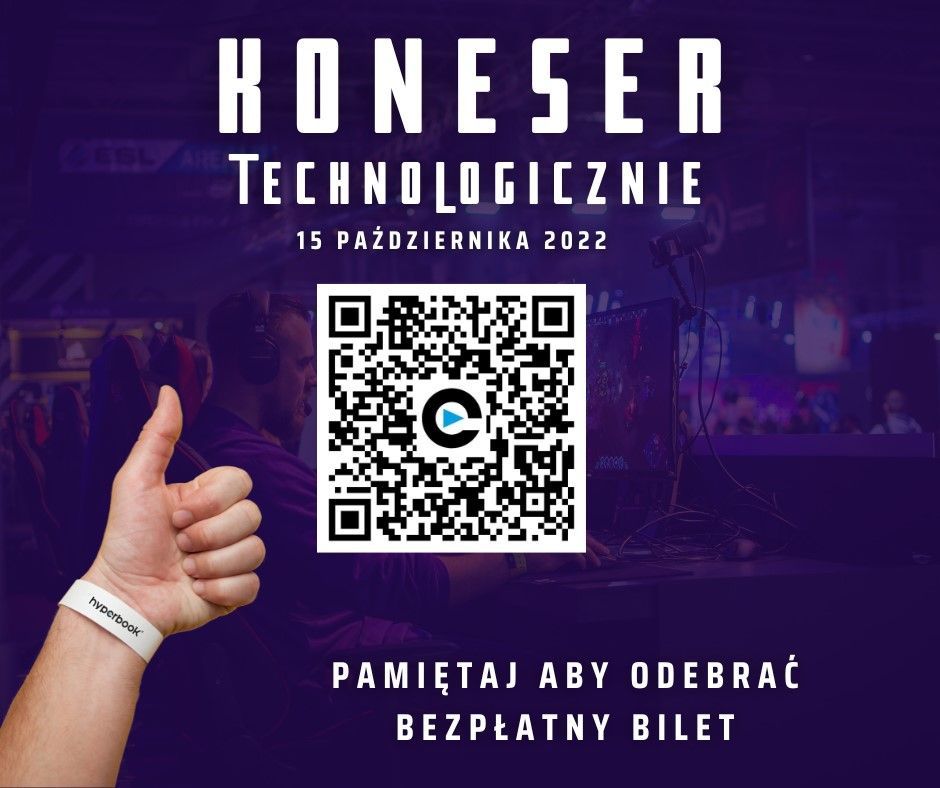 Koneser Technologicznie - kod QR