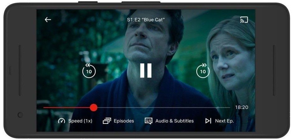 Netflix prędkość odtwarzania