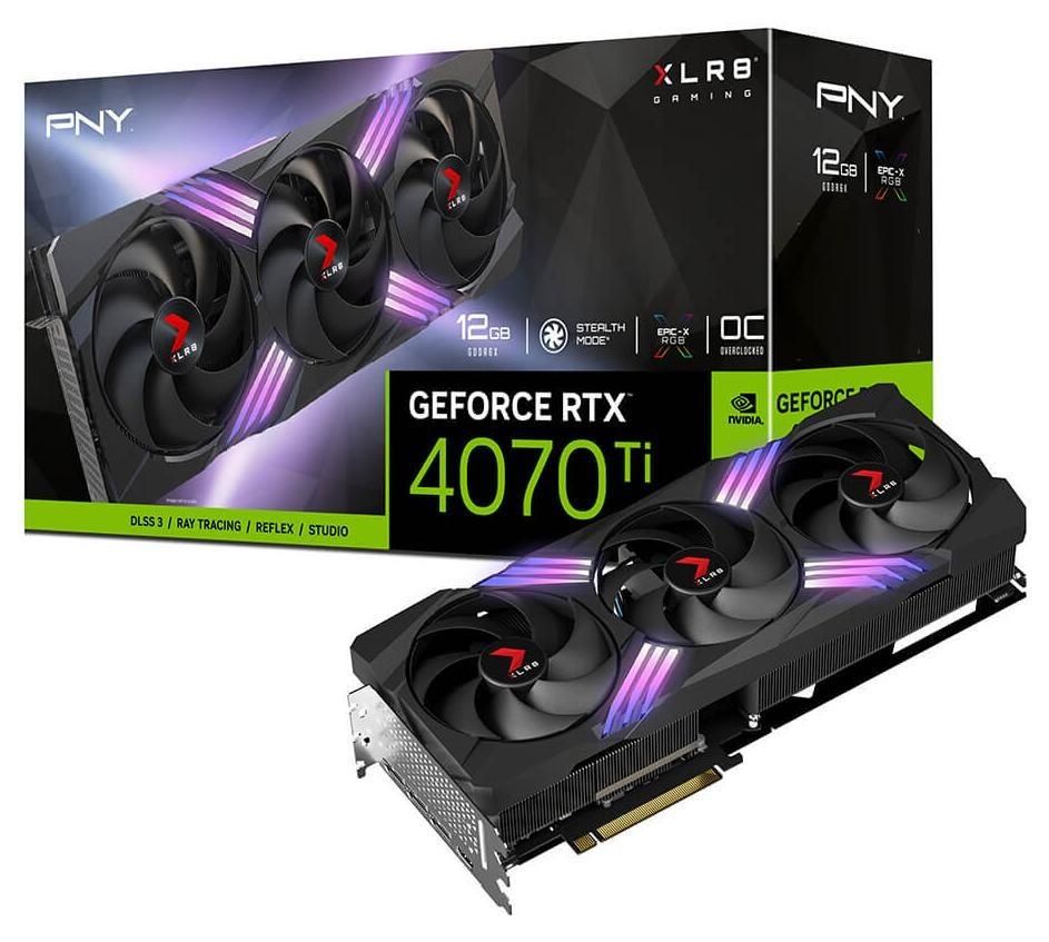 PNY GeForce RTX 4070 Ti XLR8 Gaming Verto 12GB OC DLSS 3