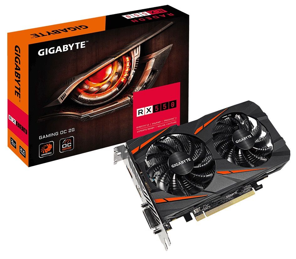 Gigabyte Radeon RX 550 Gaming OC 2G
