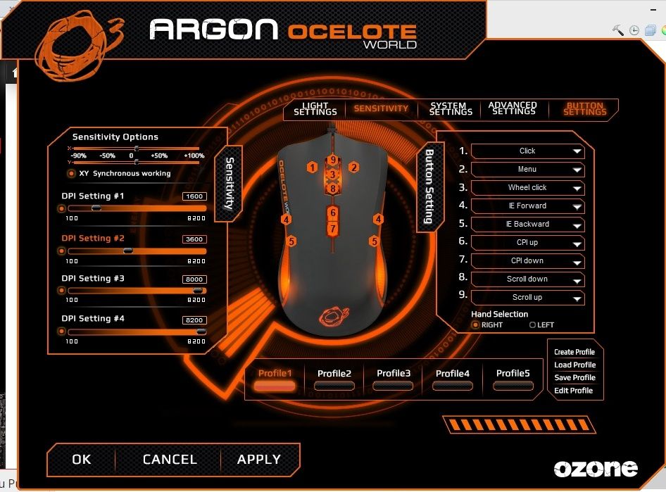 Ozone Menu