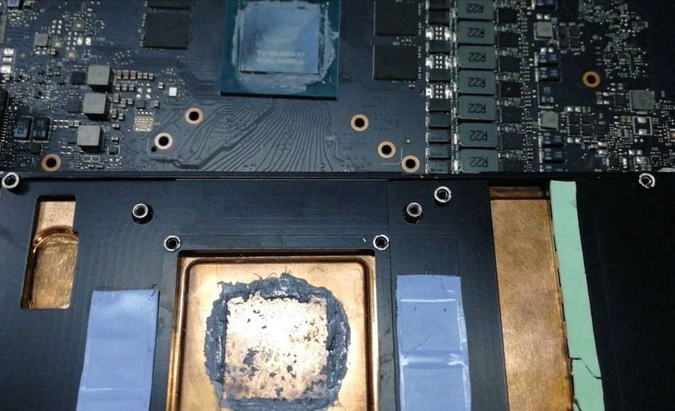 Nvidia GeForce RTX 2080 - płytka drukowana