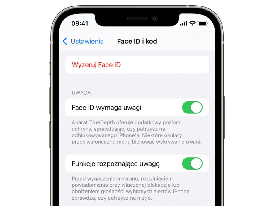 Funkcje zwracające uwagę w iPhone