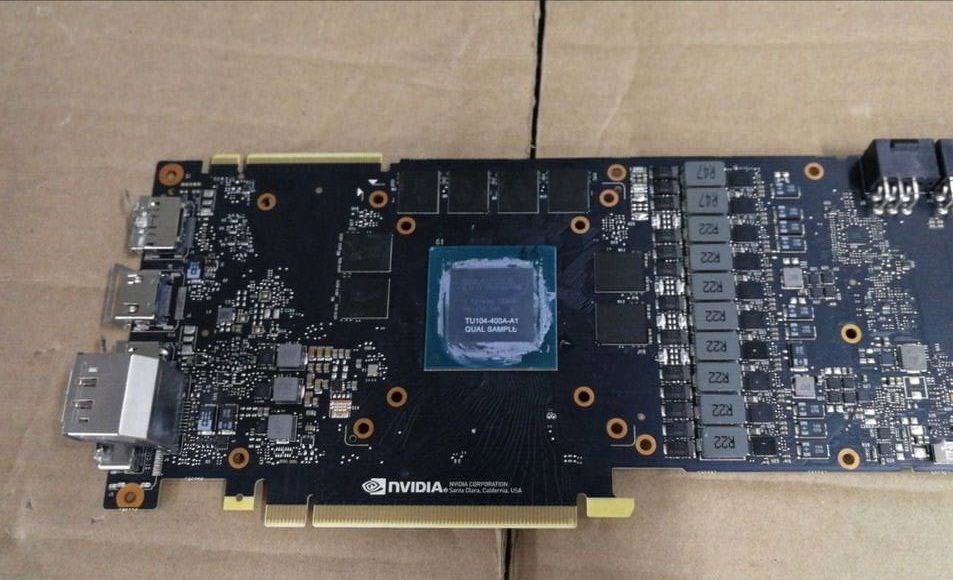 Nvidia GeForce RTX 2080 - płytka drukowana
