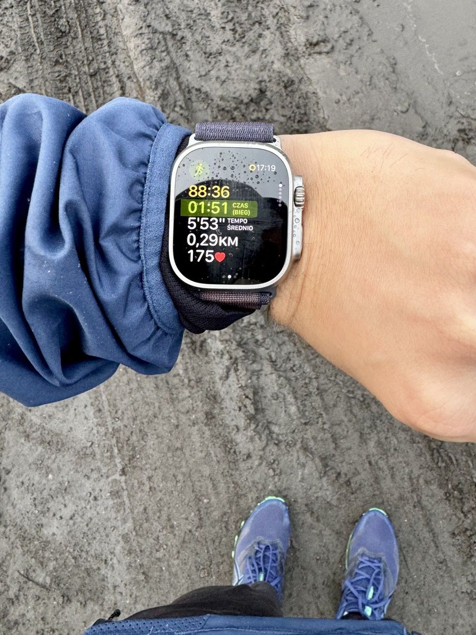 Apple Watch ultra 2 bieganie