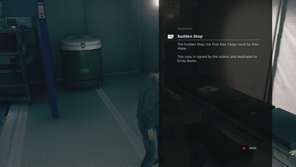 Quantum Break - easter egg Alan Wake