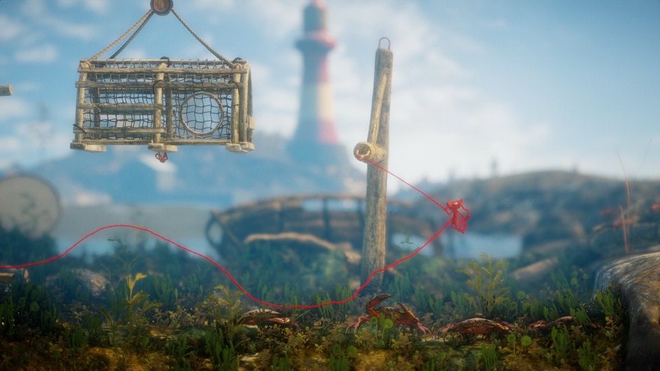 Unravel - huśtanie się na włóczce