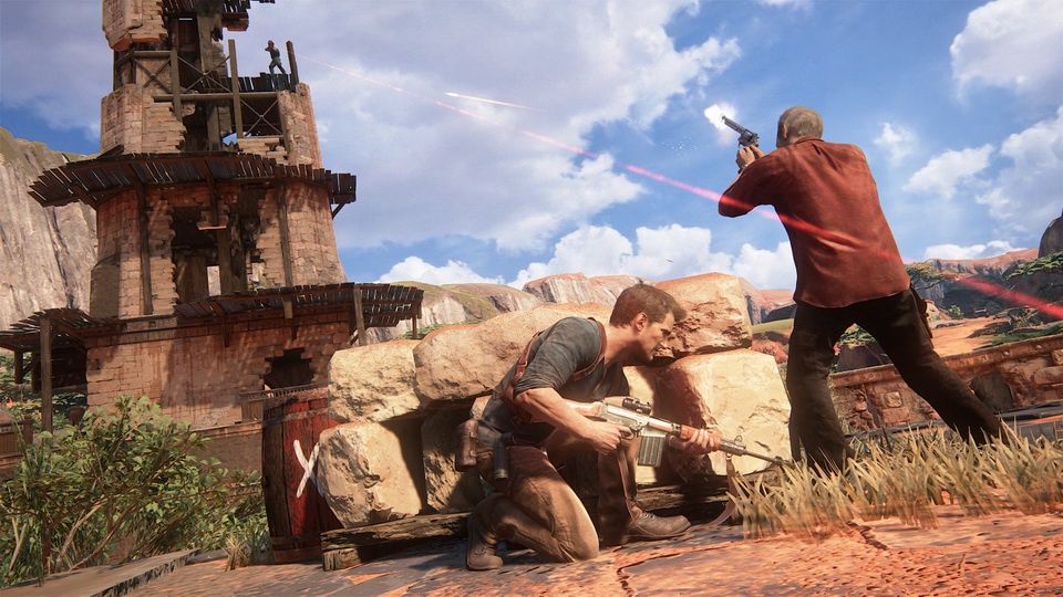 Uncharted 4 - Nathan Drake i Sully