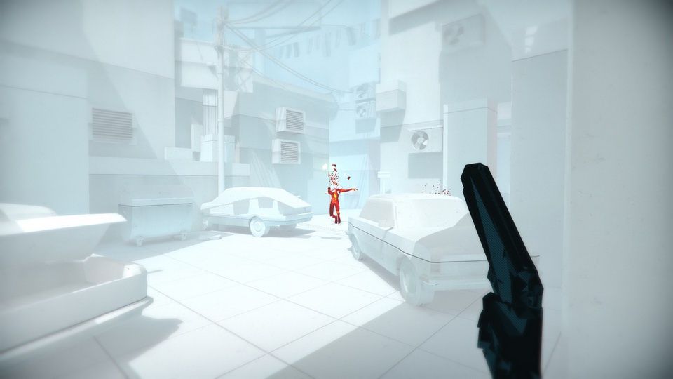 SUPERHOT - specyficzna oprawa wizualna