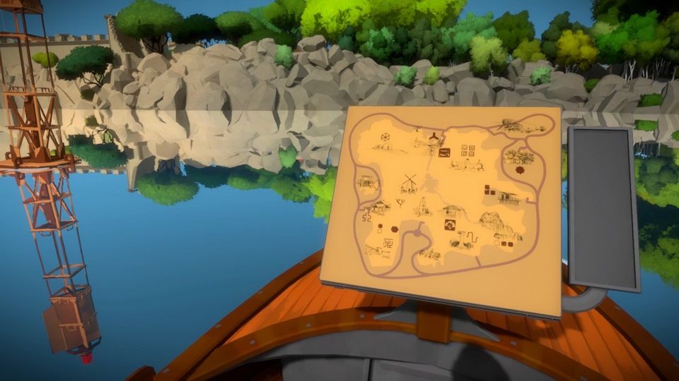 The Witness - mapa