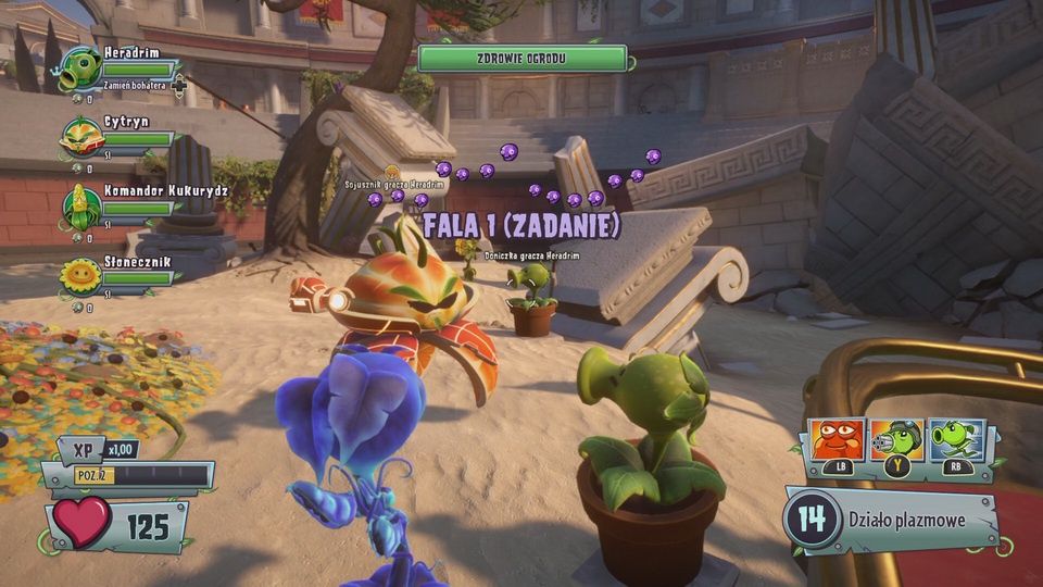 Plants vs Zombies Garden Warfare 2 - walka w drużynie
