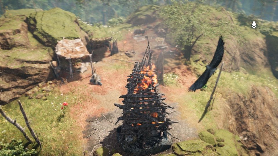 Far Cry Primal - stosy jako wieże sygnalizacyjne