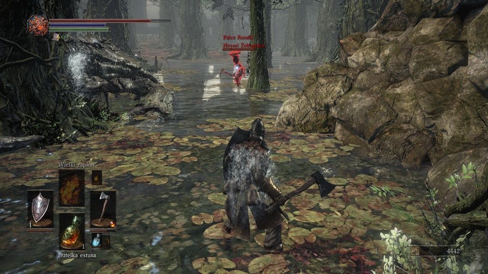 Dark Souls III - wróg w polu widzenia