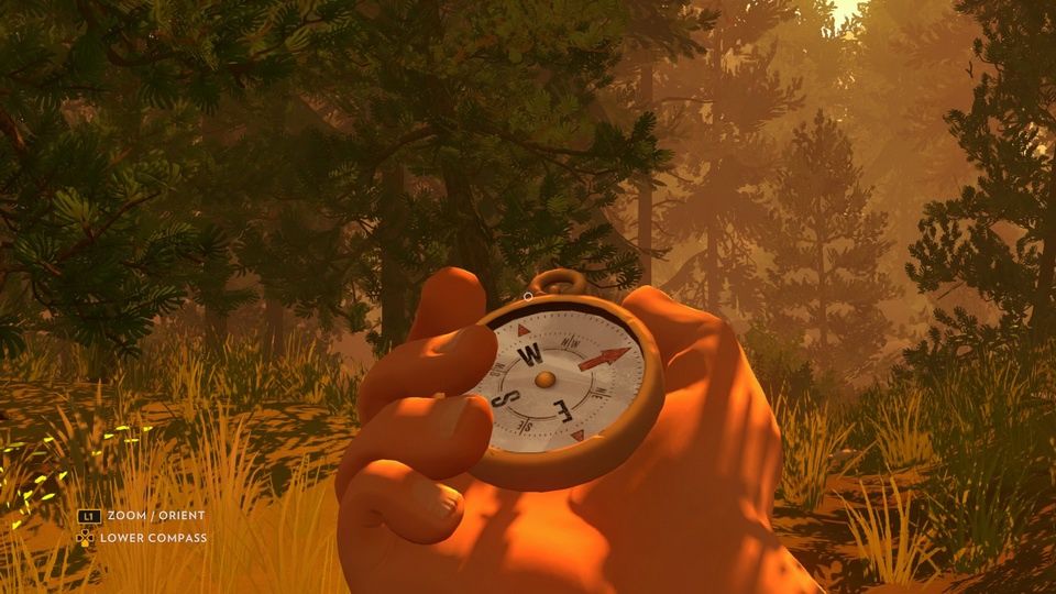 Firewatch - kompas