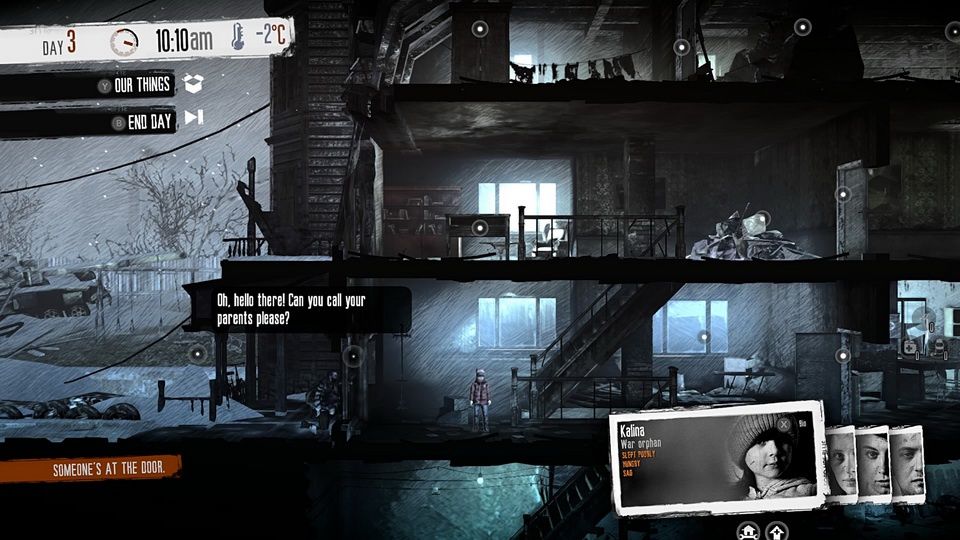 This War of Mine: The Little Ones - dzieci to istotny element gry