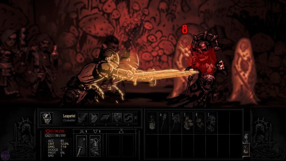 Darkest Dungeon - krzyżowiec w natarciu