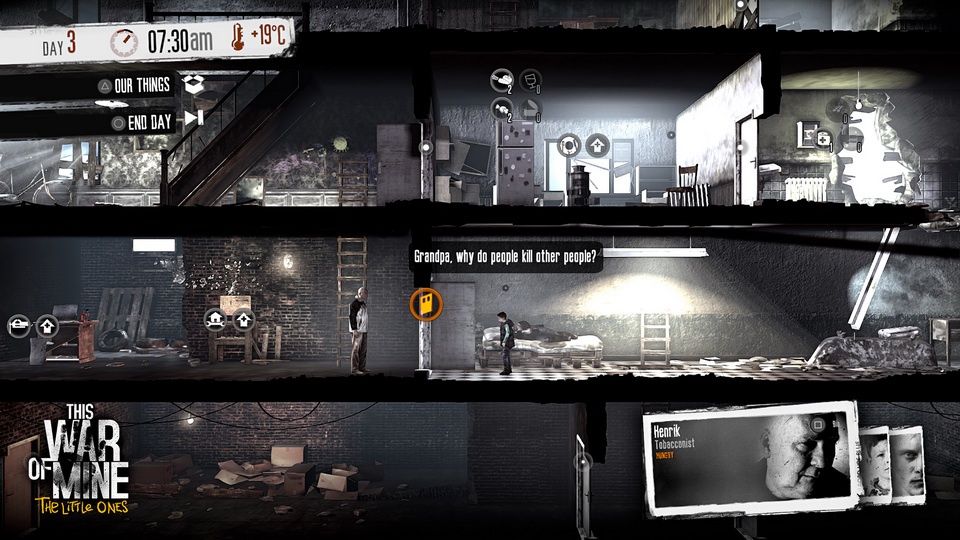 This War of Mine: The Little Ones - trudne pytania dzieci