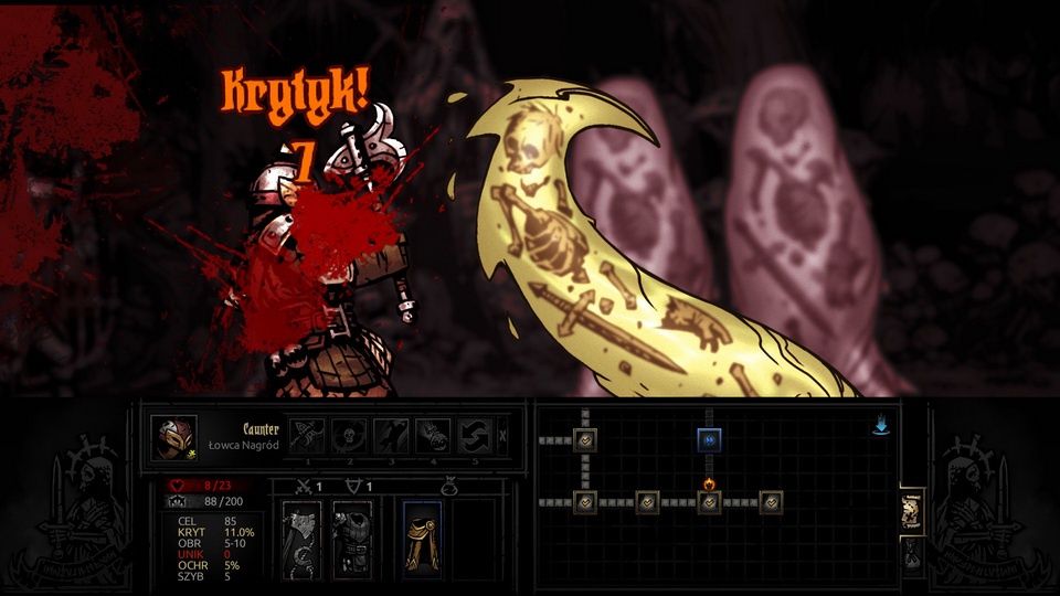 Darkest Dungeon - cios krytyczny