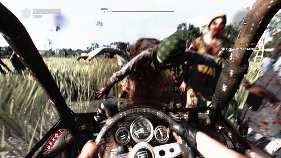 Dying Light The Following - rozjeżdżanie zombie