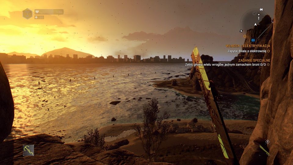 Dying Light The Following - klimatyczny zachód słońca